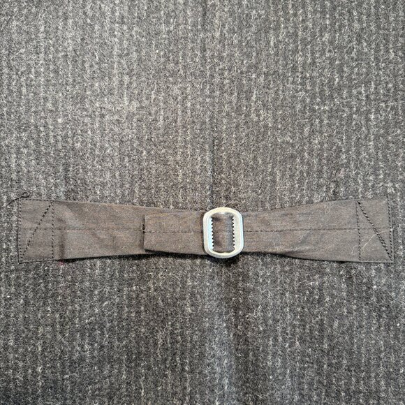 Vintage WOOLRICH Full-zip Wool Utility Pinstripe Gray Vest Large - Picture 9 of 11